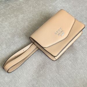 DKNY Beige Leather Belt Bag
